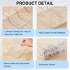 Tatuo 2 Pcs Cable Organizer with 20 Wire Ties,Clear Plastic Cord Charger Storage Box with Clear Lid for Home Office Desk Organization and Accessories
