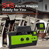 Emergency Crank Weather Radio, 4000Mah Solar Hand Crank Portable AM/FM/NOAA, with 1W 3 Mode Flashlight & Motion Sensor Reading Lamp, Cell Phone Charger, SOS for Home and Emergency Green