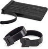 Oneleaf 80PCS Reusable Cable Ties, Black Adjustable 6-Inch Cord Organizer Ties, Multi-Purpose Hook Loop Cable Management Wire Ties for Organizing Home, Office, Data Centers