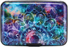 ELFISH Mini RFID Aluminum Wallet Credit Cards Holder Business Card Case Metal ID Case for Men Women (Acolorful)