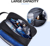 BAGSMART Travel Toiletry Bag for Men, Dopp Kit Water Resistant Shaving Bag for Toiletries Accessories, Black-Medium