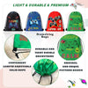 61 Pcs Video Game Party Favors, Gamer Party Favors Bags Includes 12 Pcs16 X 13 Inch Video Game Party Drawstring Bags Slap Bracelets Keychains Tattoo Stickers for Kids Gaming Party Favor
