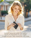 Clip and Go Strap for Phone with Wallet Crossbody,Adjustable Phone Strap with Zippered Pouch,Upgraded and Extended in Length, Crossbody Phone Strap with Wallet,Save Girls Cross Body Lanyard(Black）