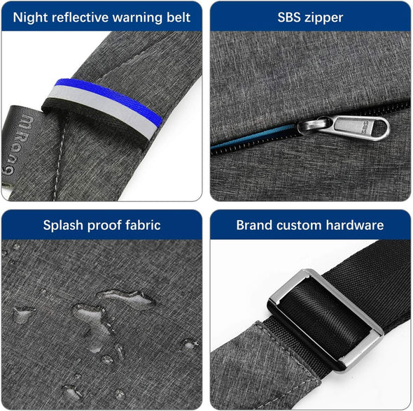 Sling Crossbody Bags Trendy Travel anti Theft Safe Purse Bags for Women Men Waterproof