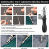 Leather Working Tools Leather Craft Tools for Carving Stamping Sewing Punching Cutting with Custom Custom Storage Bag Professional Tooling Kit for Crafting, Repair & DIY Projects