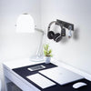 Key Holder for Wall with 2 Self-Adhesive Tapes, No Damage Key Holder Rack for Wall with 3 Key Hooks for Entryway, Door, Bathroom, Kitchen(Black)