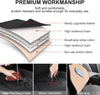 2 Pack Leather Front Car Seat Covers, Universal Sideless Car Seat Protectors with Storage Pocket and Seat Belt Pads, Waterproof Automotive Seat Cover for Cars Trucks Suv(Black)