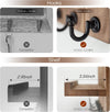 Decorative Key Holder for Wall - Rustic Key Hooks with Shelf and Mail Organizer Wall Mount for Farmhouse Wall Decor Living Room - Home Essentials for New Home (Retro Brown, 3.54" D X 10" W X 7.28" H)