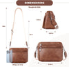 Crossbody Purses for Women Trendy,Vegan Leather Crossbody Bags,Cell Phone Camera Shoulder Handbags with Card Slots