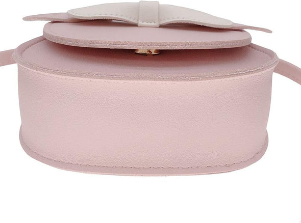 Little Girls Toddlers Mini Crossbody Shoulder Bag Coin Purse with Cute Mouse Ear Bowknot