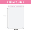 Morepack Self Sealing Cellophane Bags,6X9 Inches 200 Pcs Clear Cookie Bags Resealable Cellophane Bag for Packaging Cookies,Favors,Products,Candy