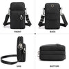 JANKS Small Crossbody Bag for Women - Mini Phone Purses with Crossbody Strap and Wallet - Nylon Arm Bag