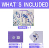 16.5" Extra Large Purple Gift Bag Set with Greeting Card and Tissue Papers (Lavender and 3D Butterfly) for Women'S Birthday Party, Girls' or Kids', Mothers' Day, Wedding, Valentine'S Day