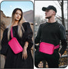 Amazerbst Everywhere Belt Bag & Fanny Pack, 40 Inch Adjustable Strap, Waterproof for Women & Men