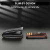 Hawanik Slim Minimalist Front Pocket Air Tag Wallet, RFID Blocking Card Holder Wallet with Airtag Holder
