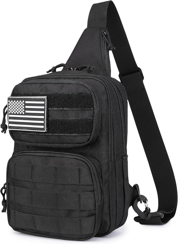 Wotony Tactical Crossbody Bag for Men - Durable Sling Bag with Cross Body Design EDC Shoulder Bag