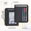 Sodsay Card Case Slim Front Pocket Wallet for Women Credit Card Holder with Keychain