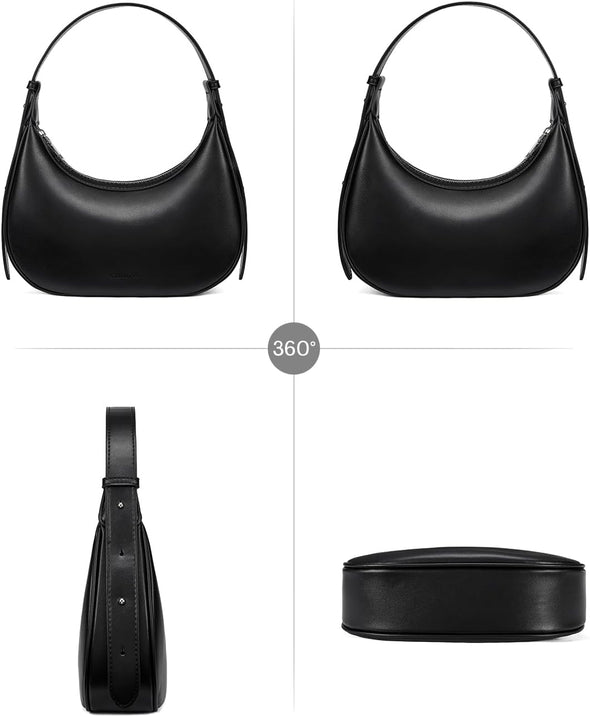 CHOLISS Shoulder Bag for Women RFID Vegan Leather Crescent Hobo Bag Clutch Underarm Purse Top-Handle Travel Handbags