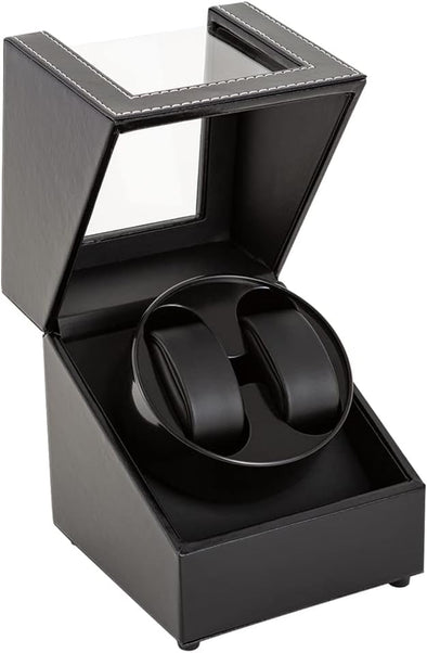 Watch Winder for Automatic Watches,Automatic Watch Winder Box,Double Watch Winder for Women'S and Men'S Watches with Quiet Japanese Mabuchi Motor