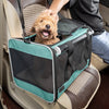 Small Dog Carrier for Puppy Yorkshire Softshell Car Transport Chihuahua Carry Cage 18-Inch Collapsible Doggie Vet Visit Crate Easy Load Roomy Pet Carrier Bag Kennel Dog Essentials Teal