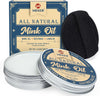 MEKER Mink Oil, Mink Oil for Leather Boots, All-Natural Leather Conditioner with Sponge, Restore Shoes, Jackets, Hats, Baseball Gloves, Saddles and Harnesses, 3.52Oz