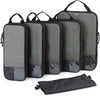BAGSMART 6 Set Compression Packing Cubes - Lightweight Travel Essentials, Durable Luggage Organizer