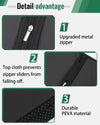 Garment Bags for Hanging Clothes (8 Packs?43 Inches) Washable Black Suit Bags for Closet Storage and Travel with Clear Window
