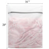 Muchfun 3Pcs Durable Honeycomb Mesh Laundry Bags for Delicates 16 x 20 Inches (3 Large)