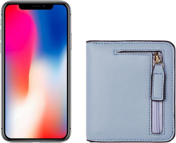 Toughergun Wallet Women Rfid Blocking Small Compact Bifold Luxury Leather Pocket Wallet Ladies Mini Purse with ID Window