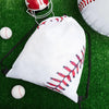 Frienda Baseball Drawstring Backpack Bag Baseball Drawstring Party Favor Bags for Gym Sports Teams(12 Pieces)