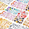 Mckanti 150PCS Gold Plated Enamel Silver Charms Jewelry DIY Kit
