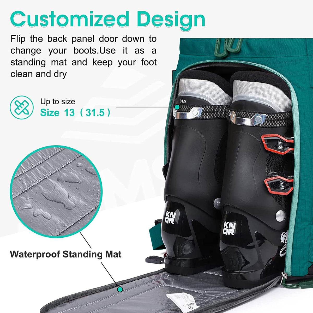 Sac à dos pour chaussures de ski ou snowboard - Mon Sac à Dos
