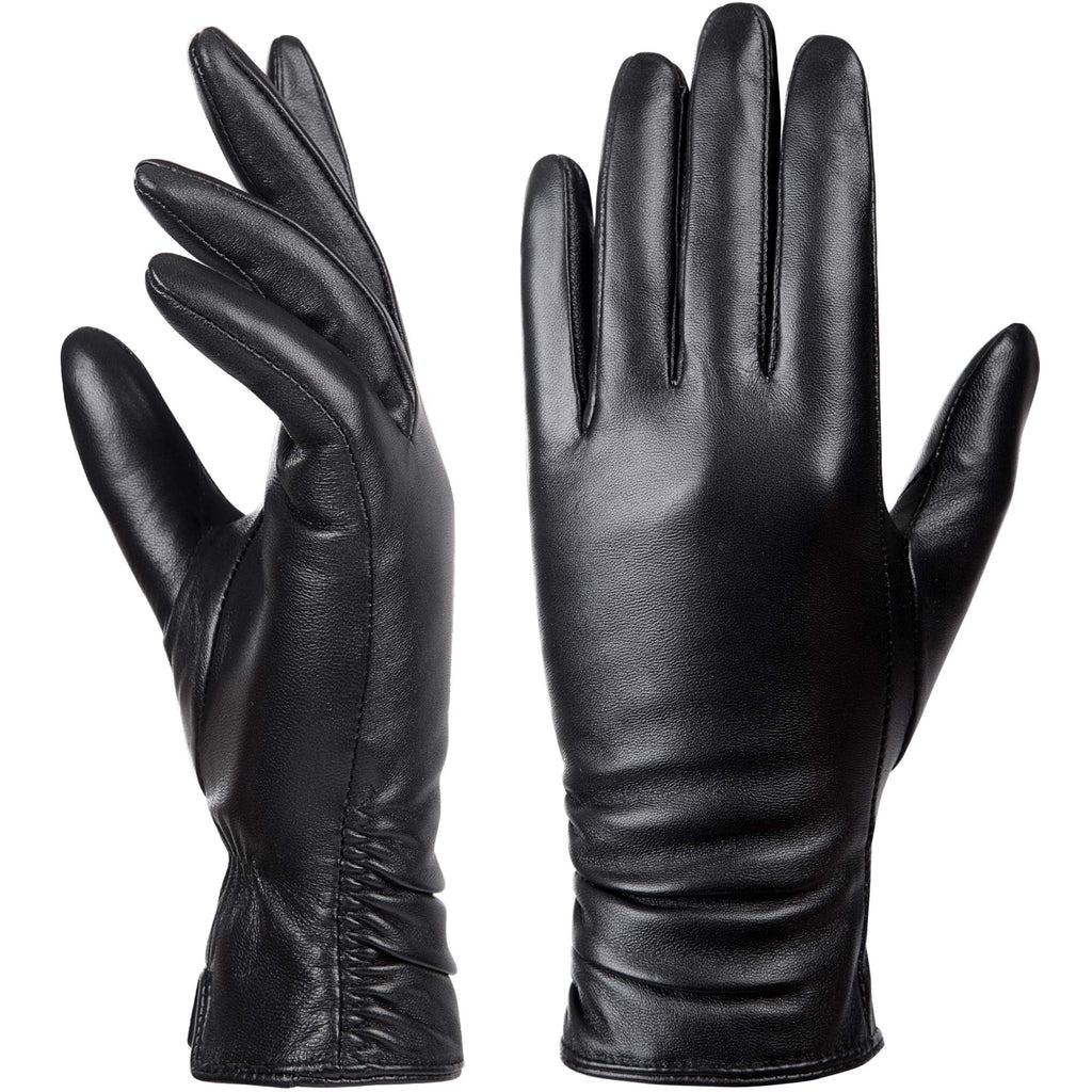 genuine leather handschuhe Dsane Winter Touch screen Lambskin leather Gloves for Women