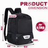 Himal Outdoors Soccer Backpack, Sports Bag with Separate Cleat and Ball Holder