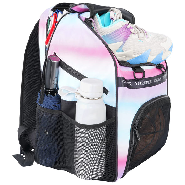 YOREPEK Basketball Backpack with Shoe Compartment, waterproof Soccer Bag Fits Volleyball Football Gym
