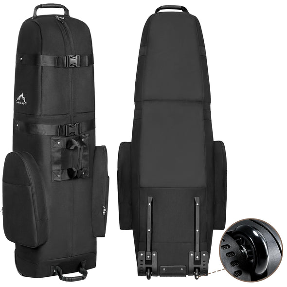 Himal Outdoors Soft Golf Travel Bag Heavy Duty 600D Polyester Oxford Wear with Wheels Universal Size