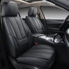 Coverado Nappa Leather Car Seat Covers Full Set, Waterproof  Car Seat Cover, Fit for Most Cars - Black