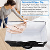 Storageright Large Moving Bags Heavy Duty Storage Totes for Storage,Packing & Moving Collapsible Moving Supplies with Large Capacity, Reinforced Zippers and Handles, 88L, 8 Packs