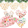 Acejoz 200Pcs Mixed Metal Charms Bulk Jewelry Making Supply Set