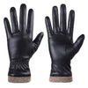 REDESS Winter Leather Gloves for Women, Wool Fleece Lined Touchscreen Gloves