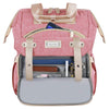 FALANKO Wide Open Pink Backpack with  USB Charging Port