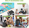 2 Pack Swimsuit & Towel Wet Dry Sack - 12 X 16 Inch Waterproof Clothes Bag with Handle & Zippered Oxford Cloth - Black