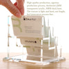 Business Card Holder Display for Desk, Clear Acrylic Cards Organizer 3 Tier 3 Slots, Business Card Stand for Men and Women 1 Pack (3 Slots) 3Slots…