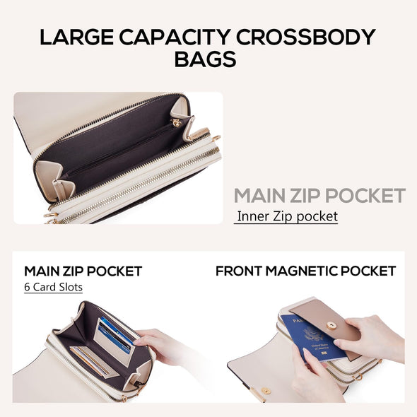 Small Crossbody Bag for Women,Cell Phone Purse Women'S Shoulder Handbags Wallet Purse with Credit Card Slots