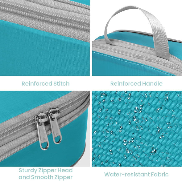 Cambond Mesh Compression Packing Cubes Travel - Space Saving Packing Cubes for Travel Women, Lightweight Compression Cubes for Travel Bags Luggage Packing Organizer for Suitcases
