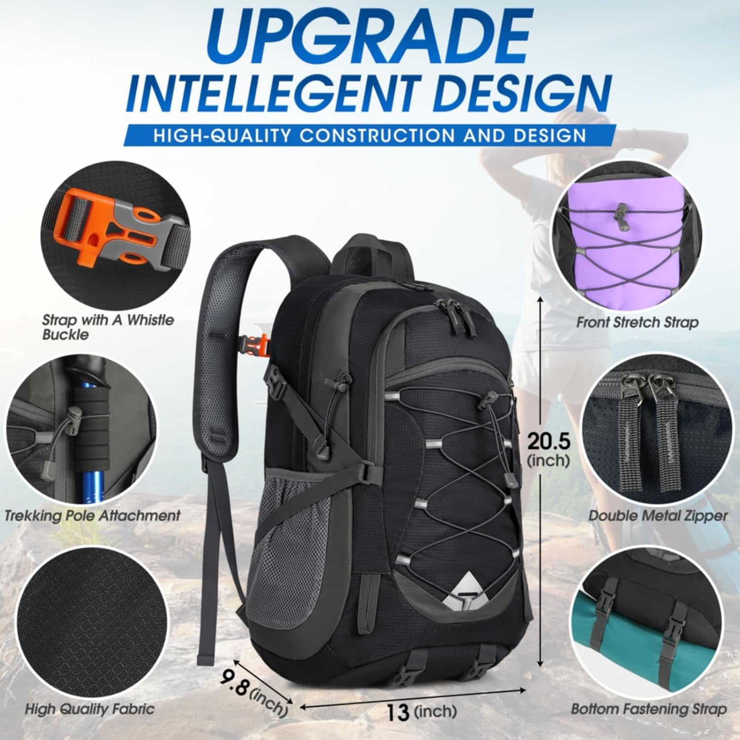 IGOLUMON 40L Outdoor Travel Backpack IGOLUMON 40L Outdoor Travel Backpack