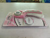 45Mm Rotary Cutter with 5Pcs Extra Blades, Ergonomic Handle Rolling Cutter with Safety Lock for Fabric, Leather, Crafting, Sewing, Quilting, Fabric Rotary Cutter Perfect for Left & Right Hand(Pink)