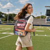 MAY TREE Clear Backpack Stadium Approved for Women and Men, Clear Bag for Stadium Events, Transparent Bag for Concert Sporting Festival, Black