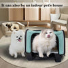 Cat, Dog Carrier for Small Medium Pet Carriers up To15Lbs, Cat Carrier Soft- Sided Puppy Cat Bag Portable Foldable Airline Approved Carrier Travel (Green 18 * 11 * 11)