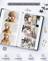 Popotop Photo Album 4X6-300 Photos Linen Cover Photo Books with 300 Horizontal Pockets,Slip-In Picture Albums for Family Wedding Anniversary Baby Vacation Pictures